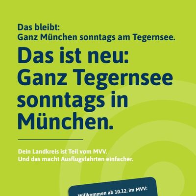 Plakat des M&uuml;nchner Verkehrs- und Tarifverbunds