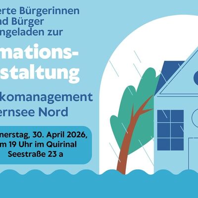 Informationsveranstaltung Sturzflutrisikomanagement